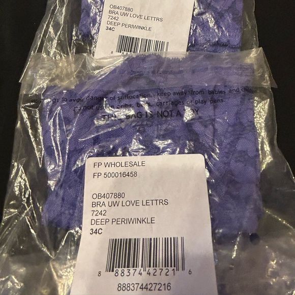 Free People Bra UW Love Letters
Deep Periwinkle New - Picture 7 of 8